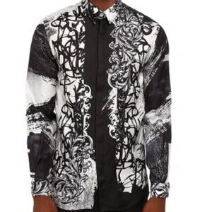 Versace Baroque
Graffiti Silk Shirt (black)